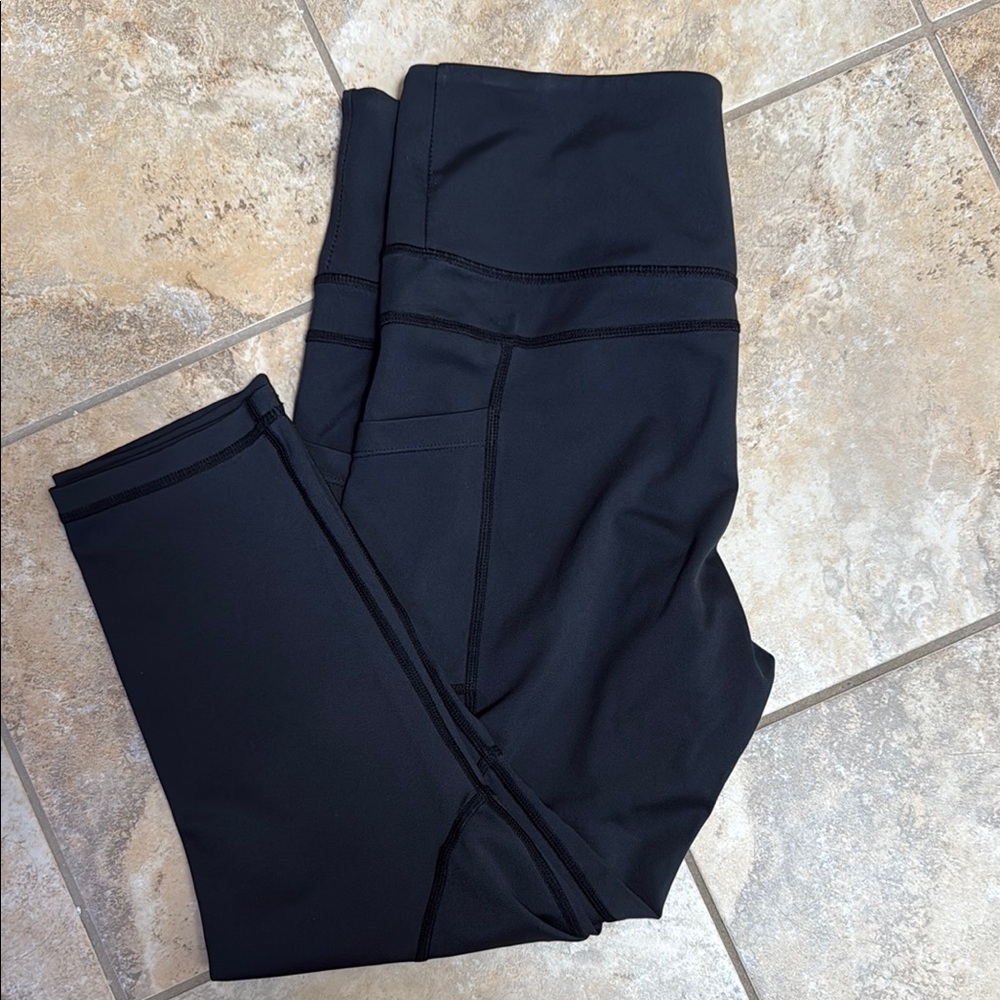 ZYIA Black High-Waisted Performance Leggings Size 12